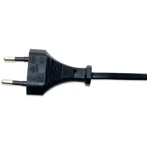 Mains power cord Manhattan, Euro 2‑pin (CEE 7/16) to C7 female (figure‑of‑eight), 1.8 m, 2.3 A, black