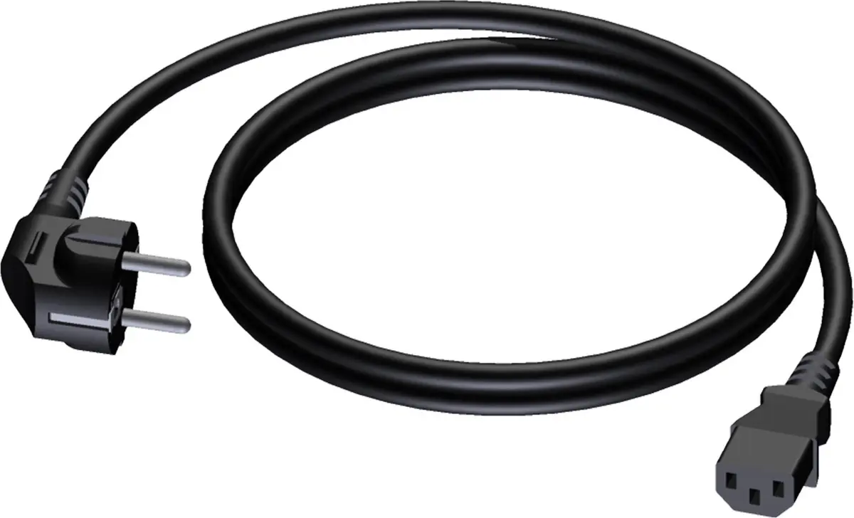 Power cable Procab CAB490/1 — 1 m F to C13 Photo 2