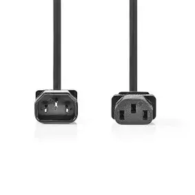 Power cable Nedis CEGL10500BK30 — 2 m C14–C13 Photo 2