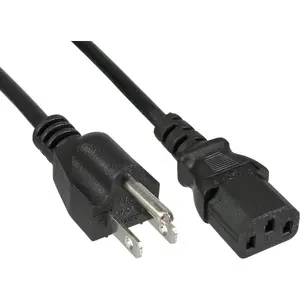Сетевой кабель Kolink 3 м — штекер США Type B на IEC C13, 18 AWG, 10 A, 125 V