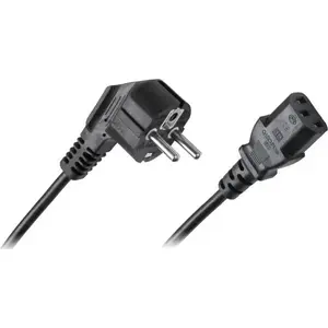 Power cable for computer No name KPO2772, 1.5 m, IEC C13 to mains plug
