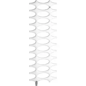 Bathroom radiator Kermi Ideos‑V decorative radiator height 1133×35×508 mm QN383, white