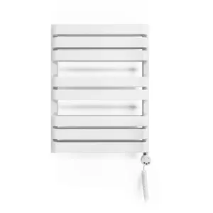 TERMA полотенцесушитель Grz.Łaz.Warp T 1690×600 RAL 916 SX – настенный водяной/электрический радиатор, 1690×600 мм