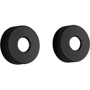 Damixa Rossetter set of 2 large matte black Ø75 mm