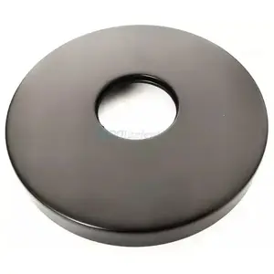 Decorative Escutcheon for Freestanding Faucet CERSANIT CREA, black