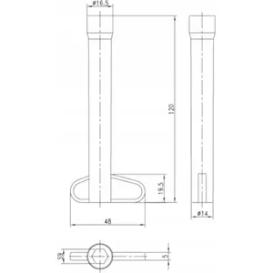 Adjustable Pipe Wrench Deante Klucz rurowy - M6