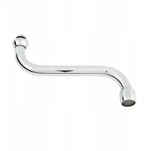 Faucet Spout INVENA BA-09-160-L chrome 1/2" connection, Ø16x160 mm