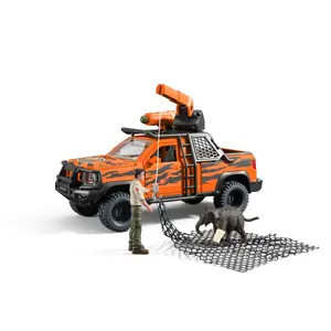 Toy playset Schleich Off-Road Adventure in the Jungle — Jungle theme, plastic figures, ages 3–8