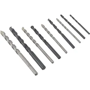 Drill bit set Irwin IW2026501 — HSS for concrete and metal, 9 pcs: 3, 4×2, 5×2, 6×2, 8×2 mm in case