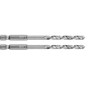 Drill bit set GRAPHITE 5.5 mm hex shank for metal, 2 pcs