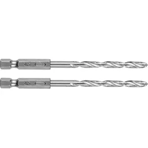 Drill bit set GRAPHITE Hex shank for metal 4.5 mm, 2 pieces