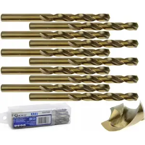 Drill bit GEKO G37095 cobalt HSS for metal 9.5 mm (10/210)