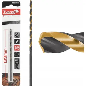 Urbis Tvardy HSS M2 5,5 mm melni‑zelta pagarināts metālam