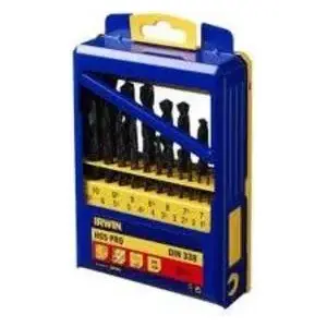Irwin HSS metal drill bit set cylindrical 19 sizes 1.5–10 mm (10502502)