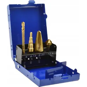 Drill Bit Set GEKO G38571 — universal bits with HEX holder, 4 pieces
