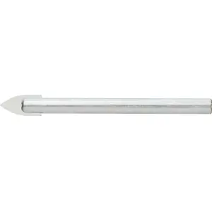Drill bit GRAPHITE 57H263 for glass and ceramic tiles, tungsten carbide tip, cylindrical shank, 10 mm