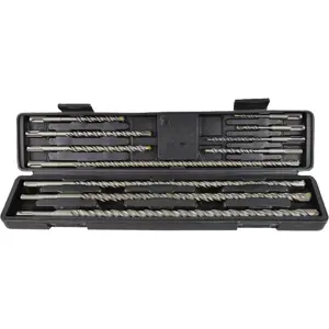 Drill Bit Set GEKO VX5229 SDS+ for Concrete — Sizes 5, 6, 8, 10, 12, 16, 20 mm