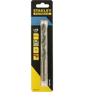 Сверло STANLEY HSS-CNC Ø12 мм для металла
