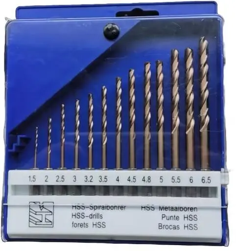 Urbumu komplekts AWTools AW42212 metālam, kobalta