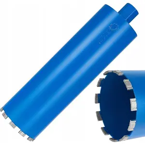 Diamond core drill bit GEKO 132x10x450 mm 11T 1.1/4" for wet and dry drilling