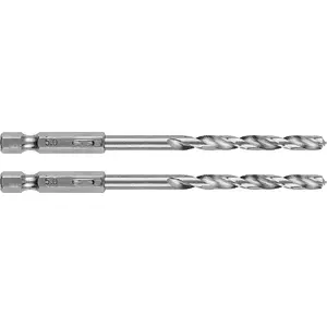 Drill Bit for Metal GRAPHITE Hex Shank 5.0 mm, 2 pcs