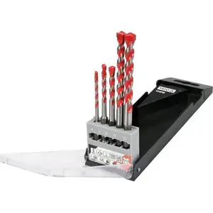 Drill bit set YATO YT-44789 — 5 pcs, for aluminium, ceramic, concrete, PVC, steel, wood