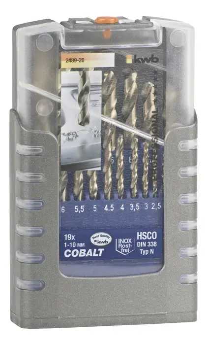 EINHELL COBALT HSS CO набор сверл 19 шт Photo 3