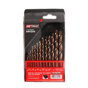 Drill bit set AWTools AW42213 — 13-piece pack, 260 g total weight