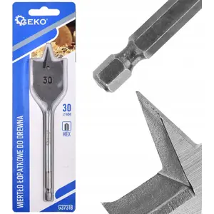 Drill Bit GEKO paddle/auger 30 x 152 mm HEX shank G37318
