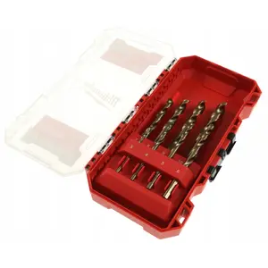 Drill Bit Set MILWAUKEE HSS-Co for Metal, 8 pcs, sizes 1–10 mm