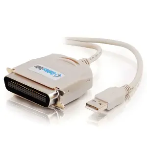 Parallel printer cable 1.8 m beige, USB-A to Centronics 36, brand MEGA, model 81626