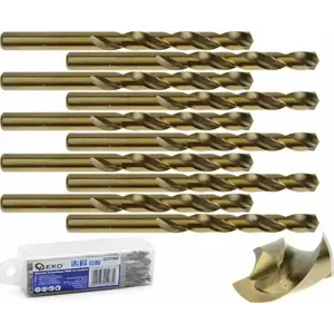Drill bit GEKO G37085 cobalt HSS for metal 8.5 mm (pack 10/240)