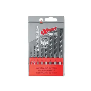 Drill Bit Set MODECO MN-61-109 – concrete spiral/blade bits Ø3–10 mm, assorted sizes