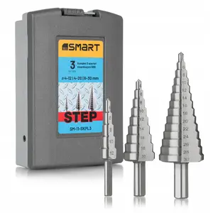 Drill bit set Bosch step HSS 3 pcs 4–30 mm; sizes 4–12, 4–20, 6–30 mm