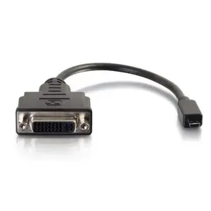 Video kabeļa adapters MEGA 80511 — Micro‑HDMI uz DVI‑D, 0,2 m, melns