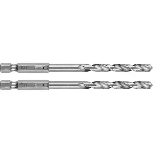 Drill bit set GRAPHITE Hex 6.0 mm for metal, 2 pcs