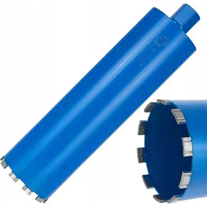 Diamond core drill bit GEKO 122x10x450 mm 10T 1.1/4" for wet and dry drilling