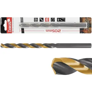 Drill bit for metal Tvardy HSS M2 extended 12.0 mm