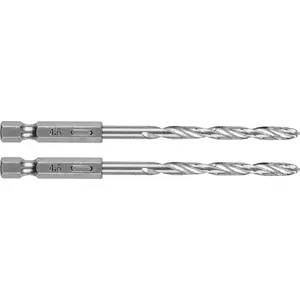 Drill bit set GRAPHITE 4.8 mm hex shank for metal, 2 pcs