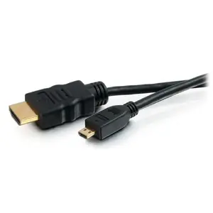 Кабель MEGA HDMI 0.5 м — HDMI Type A (m) на HDMI Type D Micro (m), контакты с золотым покрытием, чёрный