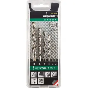 Drill bit ALPEN Cassette HSS Cobalt Forte TM 6 mm, solid high-speed steel with cobalt