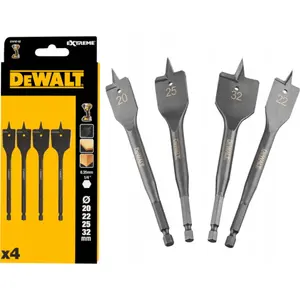 Drill bit set DeWalt DT4797 — 4-piece flat (spade) bits