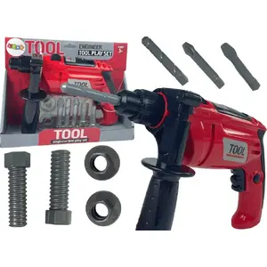 Drill Toy LEANToys 12140-uniw – children's play drill bits and screws set
