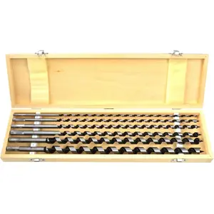 Drill bit set GEKO G38121 spiral bits 6, 8, 10, 12, 16, 18 mm