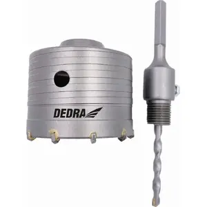 Hole saw Dedra 100 mm carbide (HM) with HEX shank DED1507-X