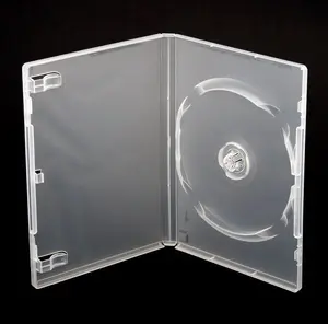 DVD storage case OMEGA 14 mm frosted clear, single-disc, model D1DFC