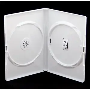 Amaray DVD коробка 14 мм на 2 диска белая SIDE-BY-SIDE (MPN DA2W)