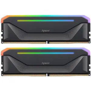 Atmiņa APACER NOX RGB 32GB (2x16GB) DDR5 6000MHz CL38 1,35V melna ar dzesētāju