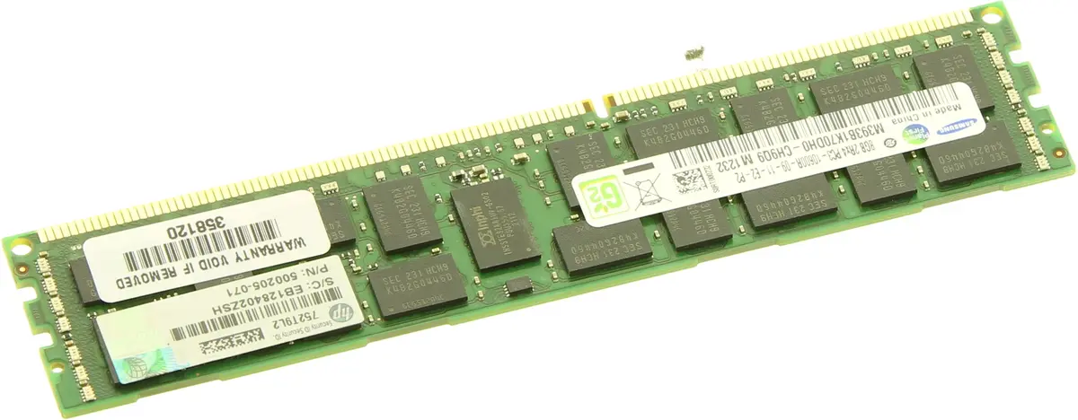 HP 8GB DDR3 1333MHz 240-pin DIMM memory module Photo 2