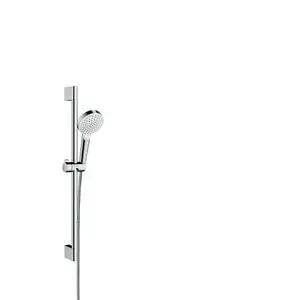 Shower system Hansgrohe Crometta 26535400 — chrome/white, wall-mounted shower set